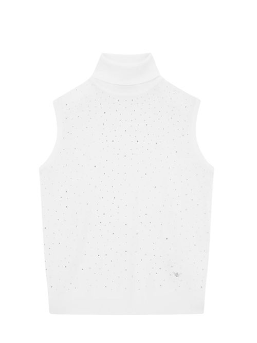 Top con strass Emporio Armani | EW002686AF19176F0015